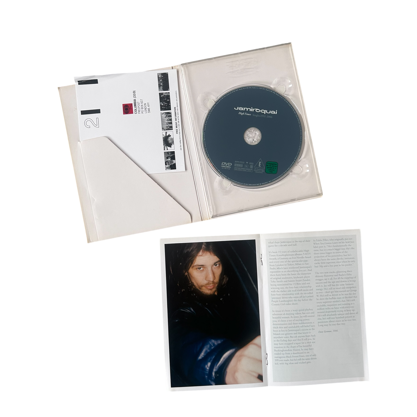 2006 JAMIROQUAI High Times: DVD / booklet