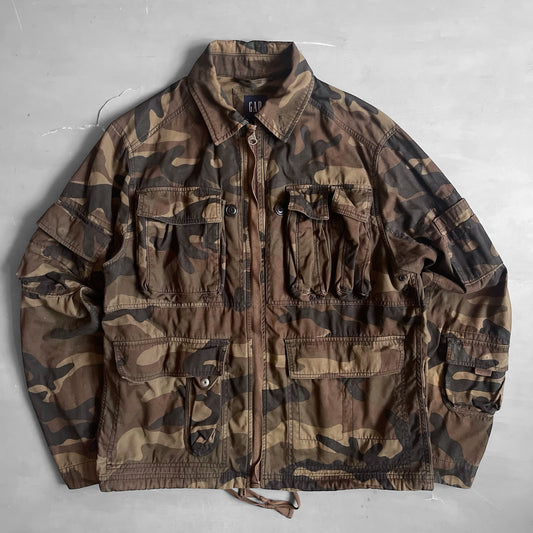 1990s GAP technical military jacket (L)