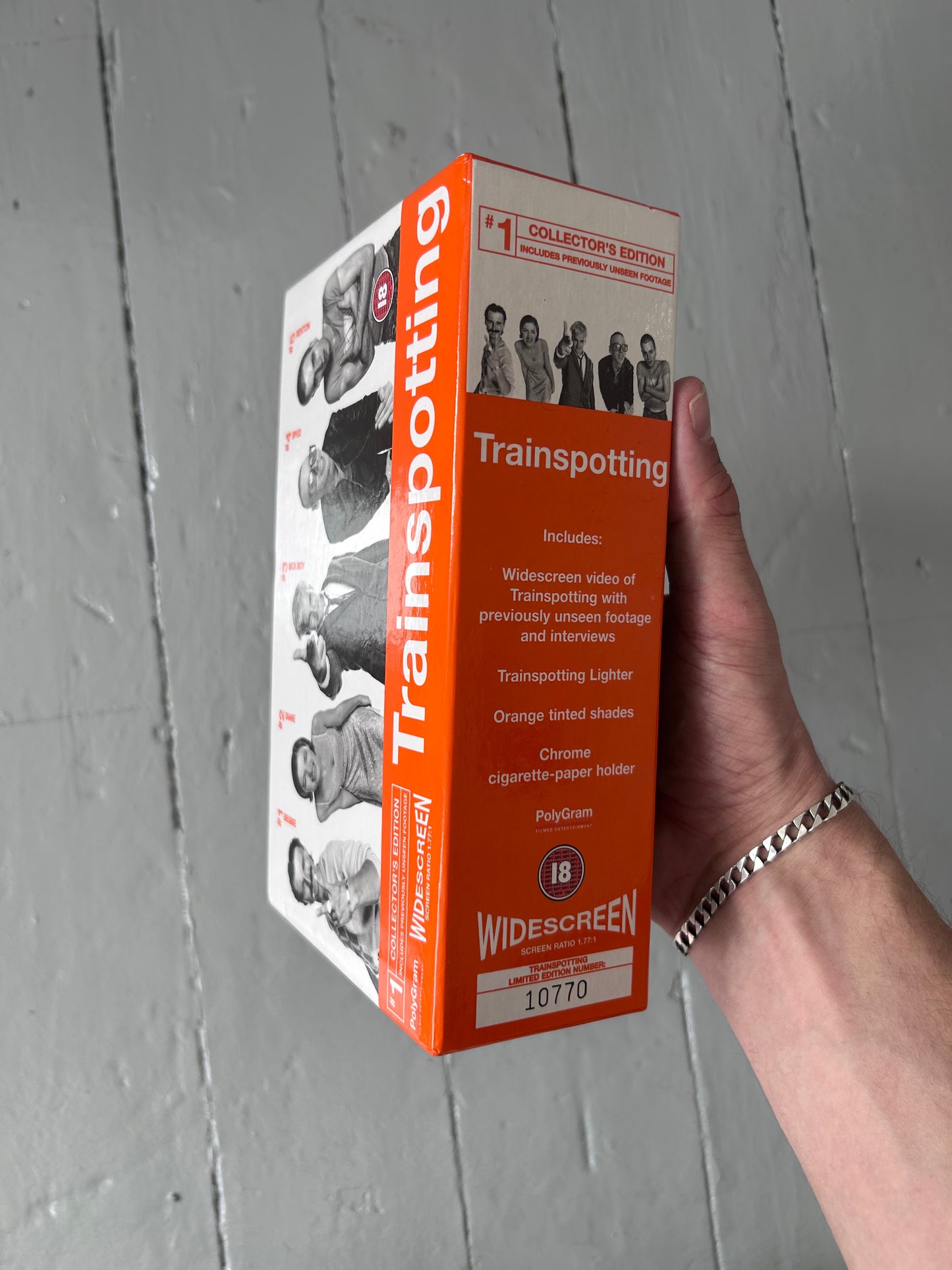 1996 Trainspotting limited edition VHS box set
