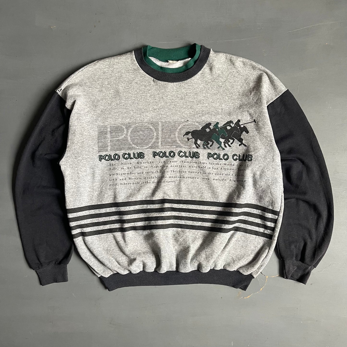 1990s Polo club sweatshirt jumper (M/L)