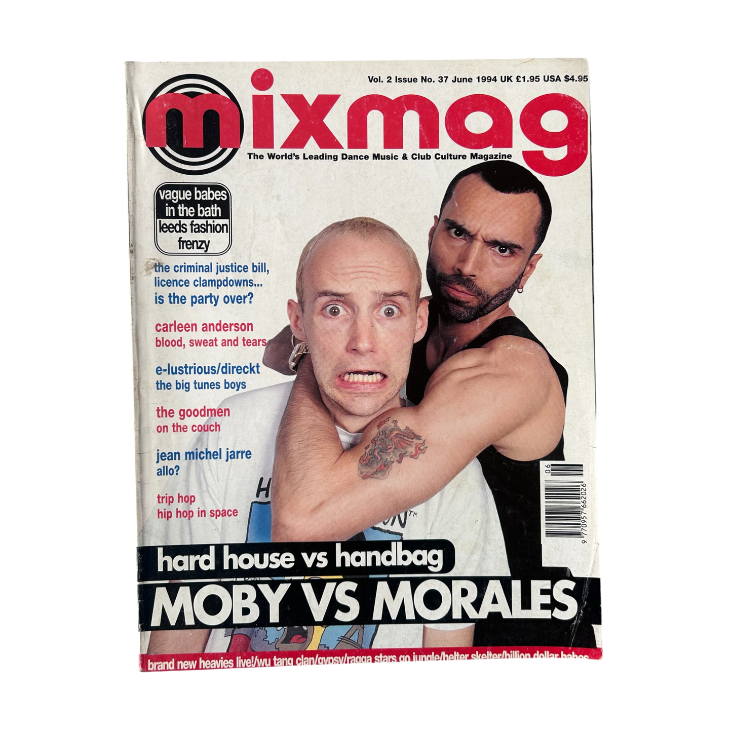 1994 Moby x Morales Mixmag magazine