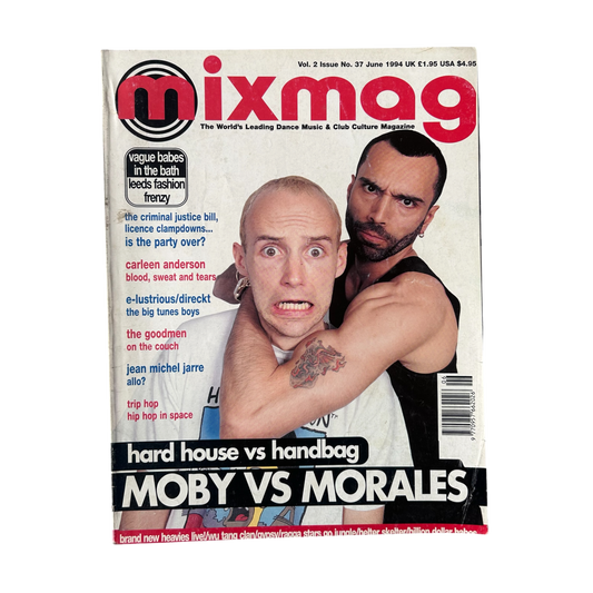 1994 Moby x Morales Mixmag magazine
