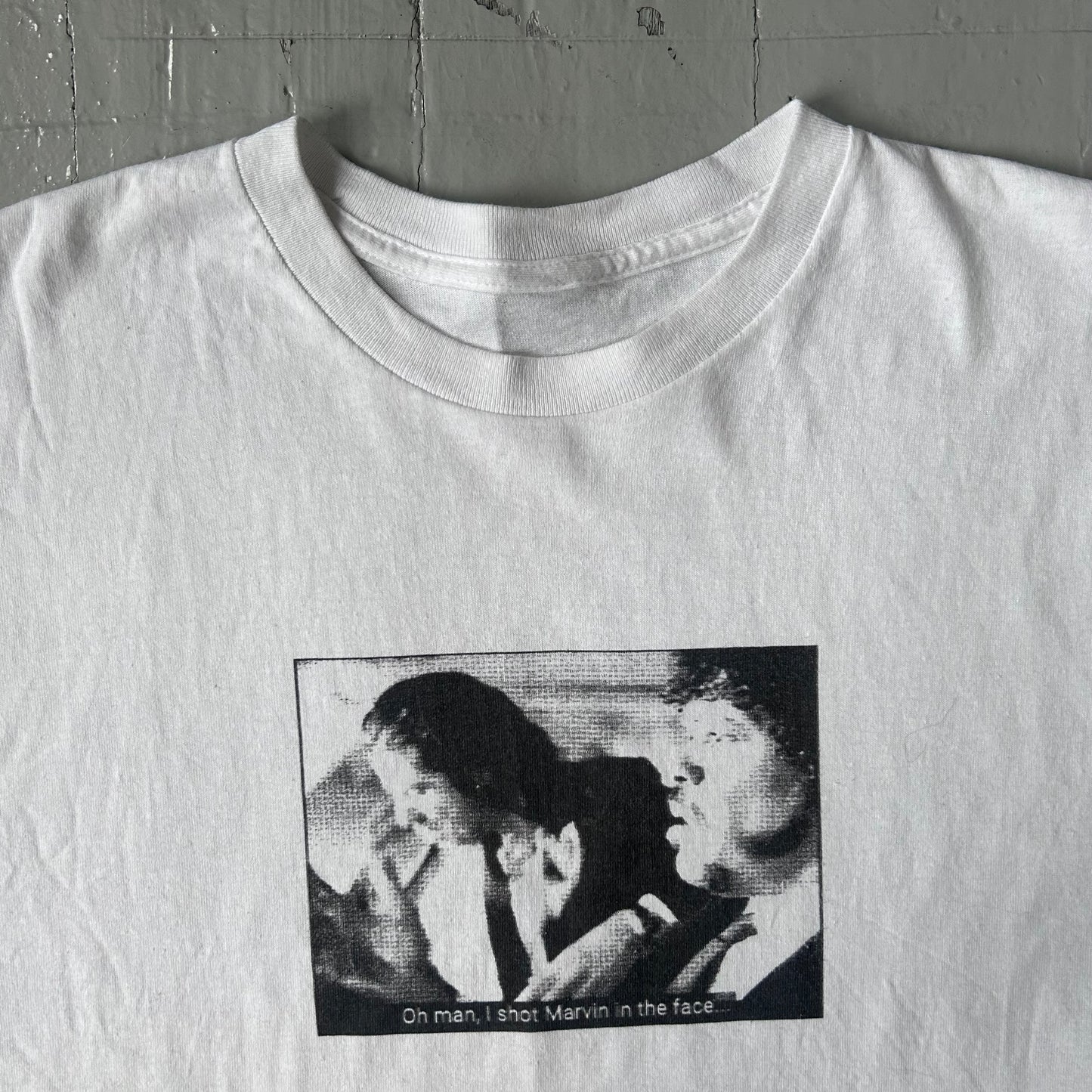 2010s Pulp Fiction oh man, I shot Marvin in the face T-shirt (L)