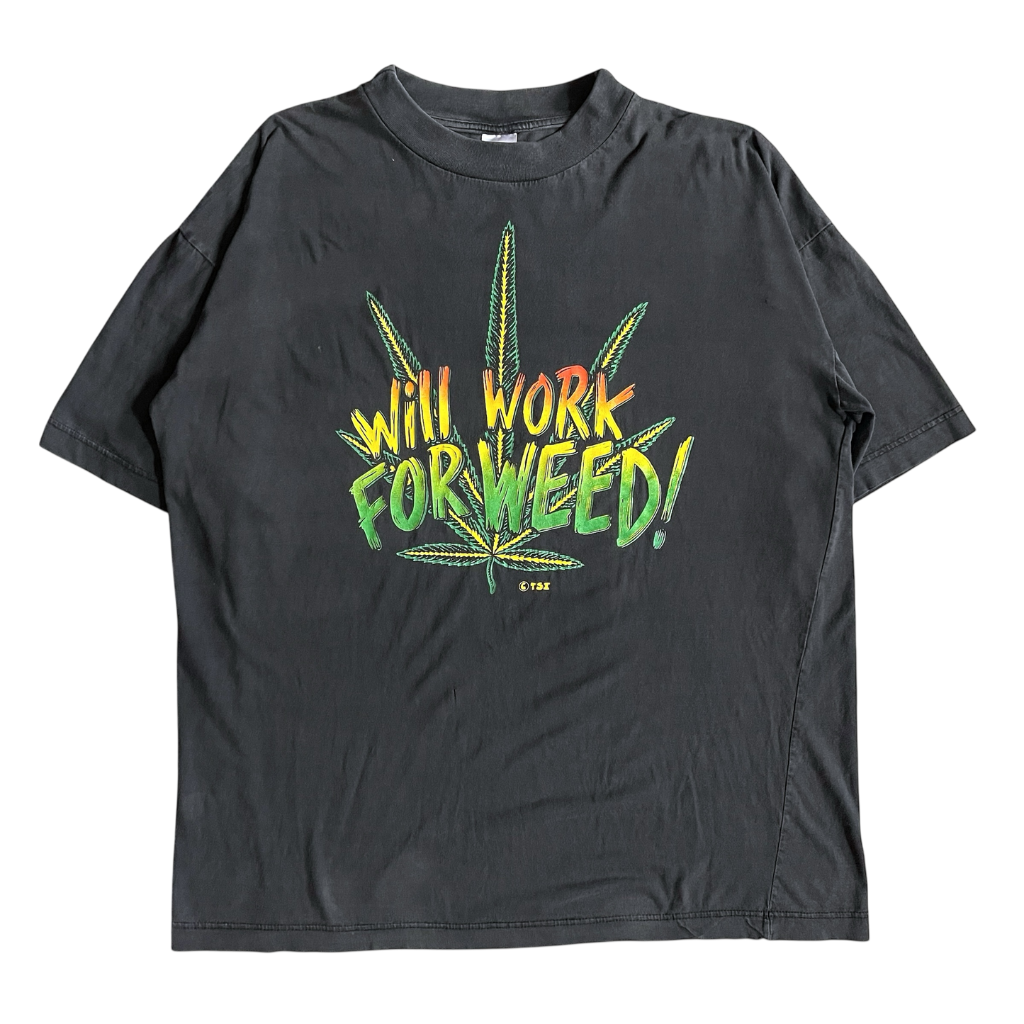 1990s will work for weed T-shirt (XL)