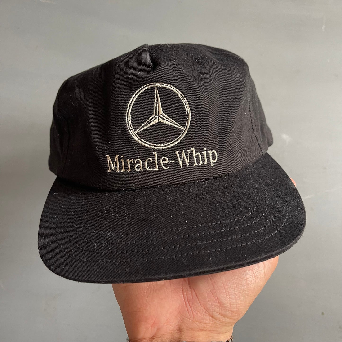 1990s Mercedes miracle whip cap