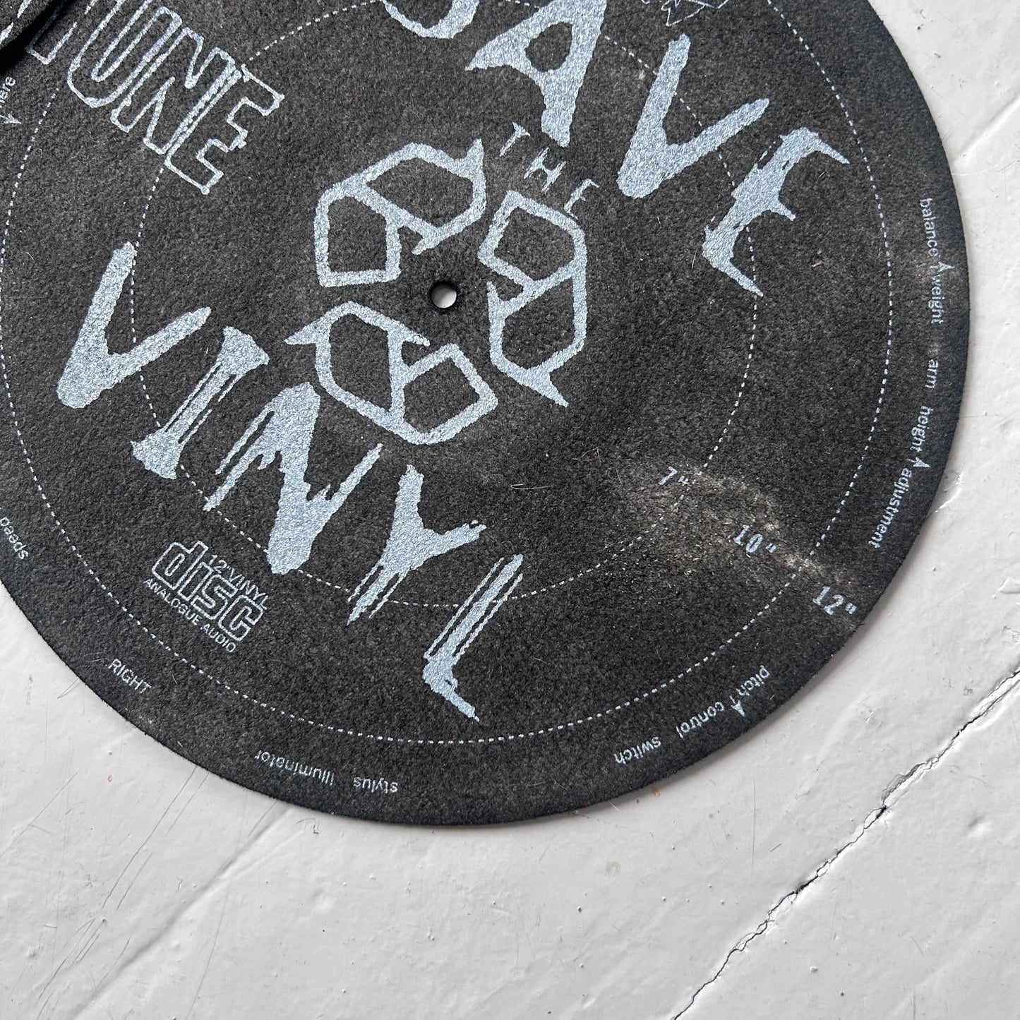 Early 2000s Ninja tune vinyl slip mats