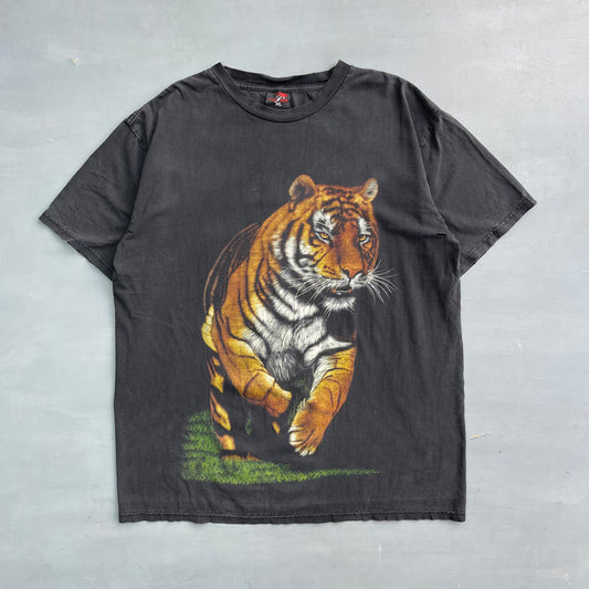 1990s Tiger graphic T-Shirt (XL)