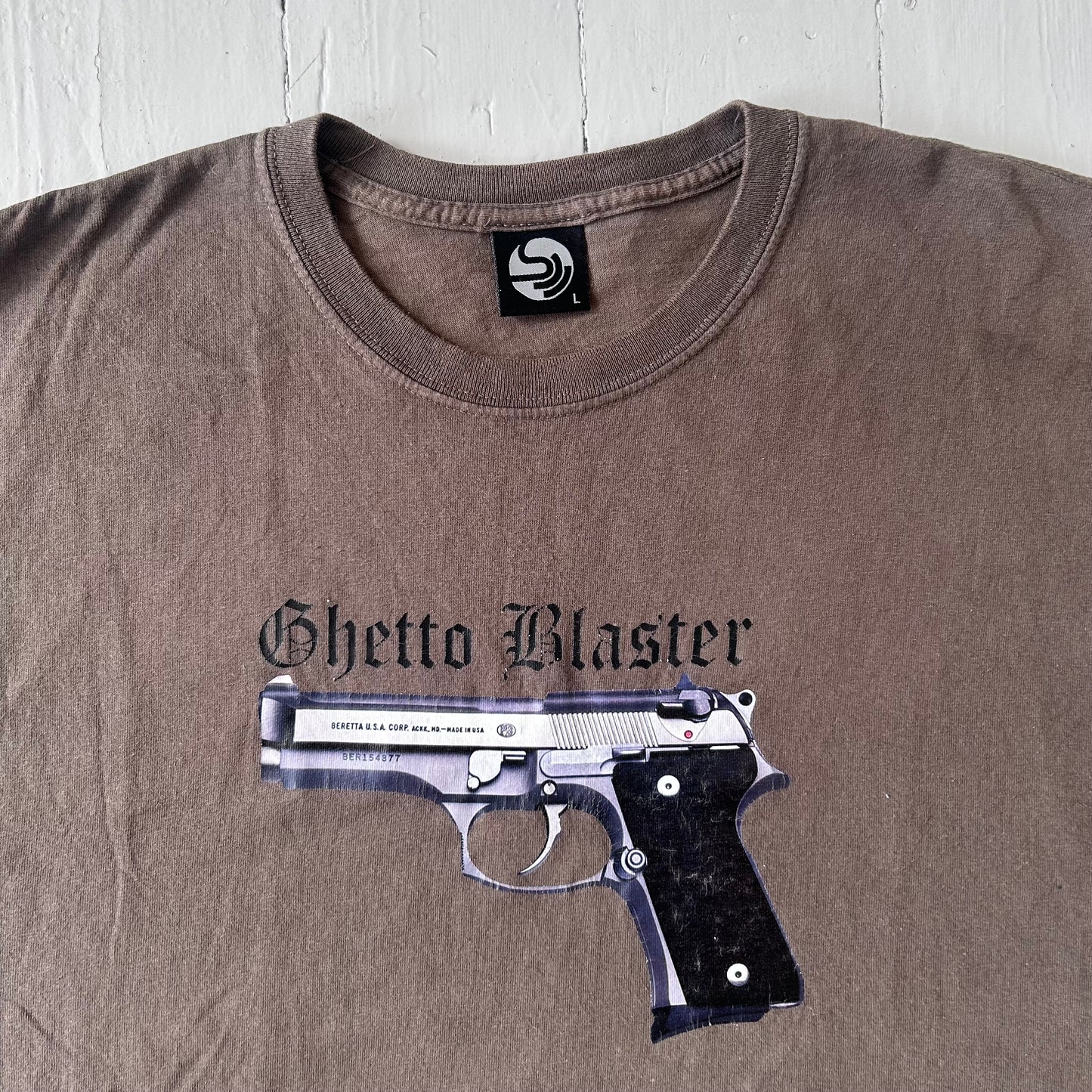 2000s Serial killer Ghetto Blaster T-shirt (L)