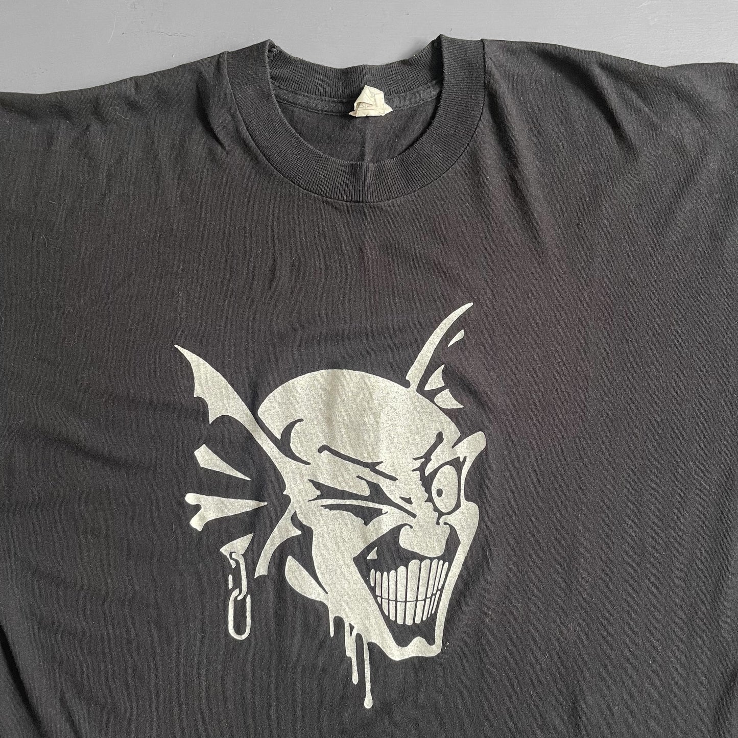 1990s Goth records devil T-shirt (XL)