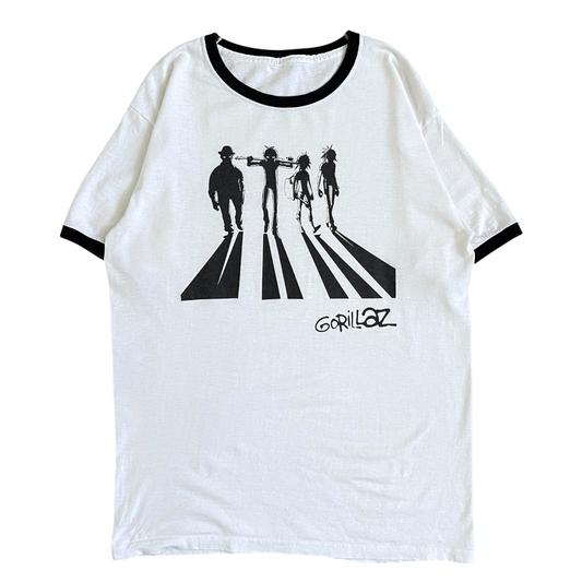 2000s Gorillaz ringer T-shirt (M)
