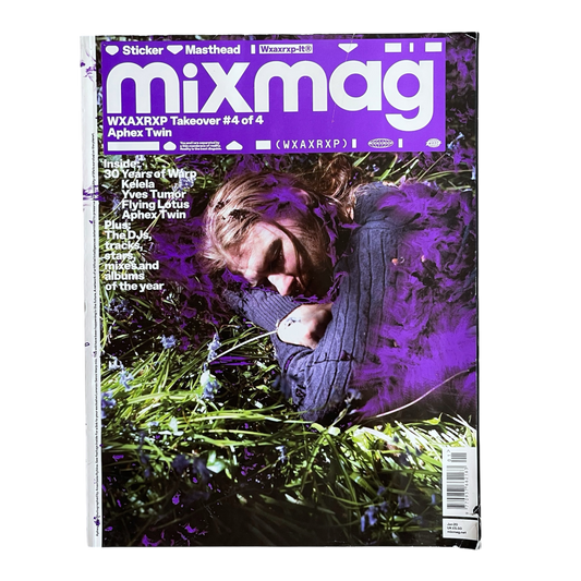2020 MiXMAG warp records / Aphex twin takeover magazine