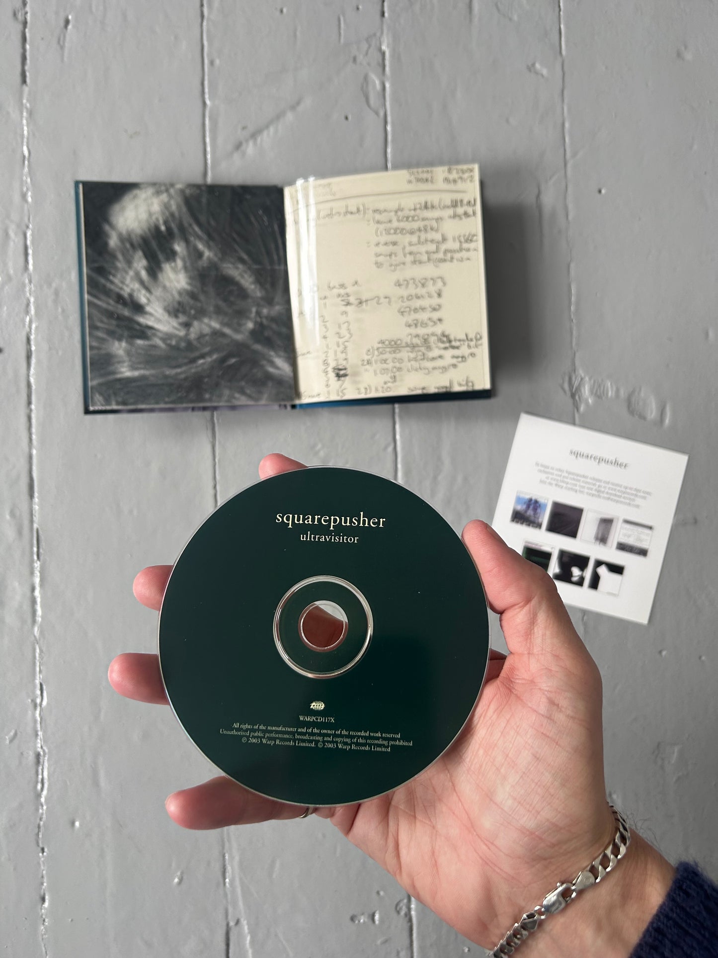 2003 Squarpusher ultravisitor CD / booklet