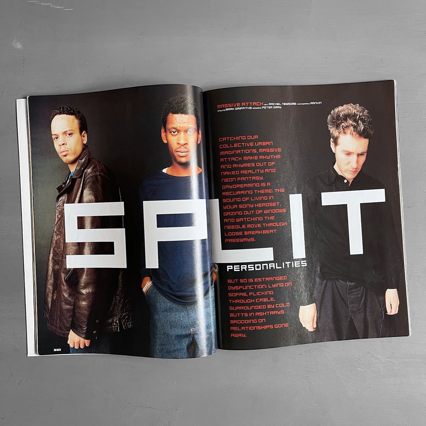 1998 DAZED Magazine Massive Attack edition
