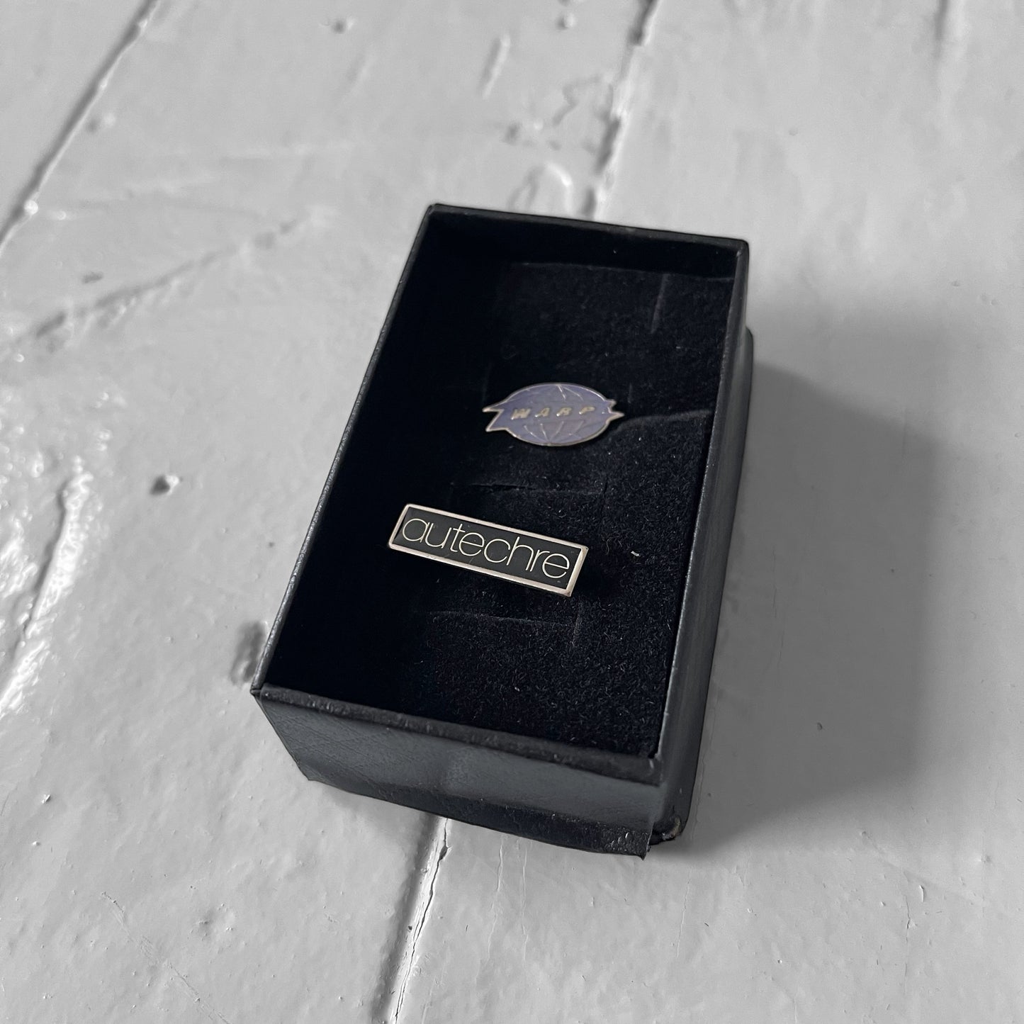 1990s Warp Records / Autechre pin badges