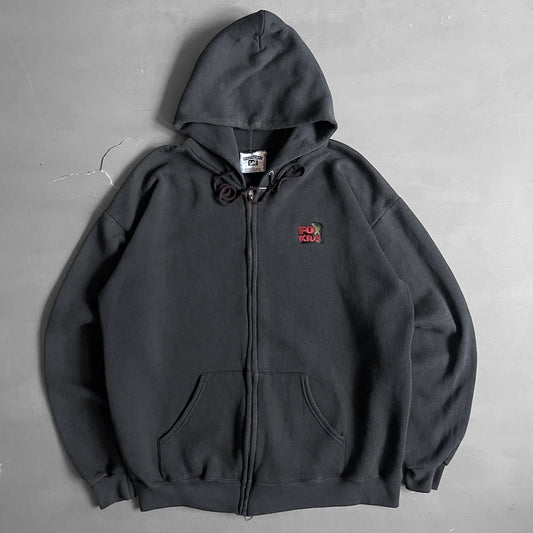 1990s Fox kids zip hoodie (L)