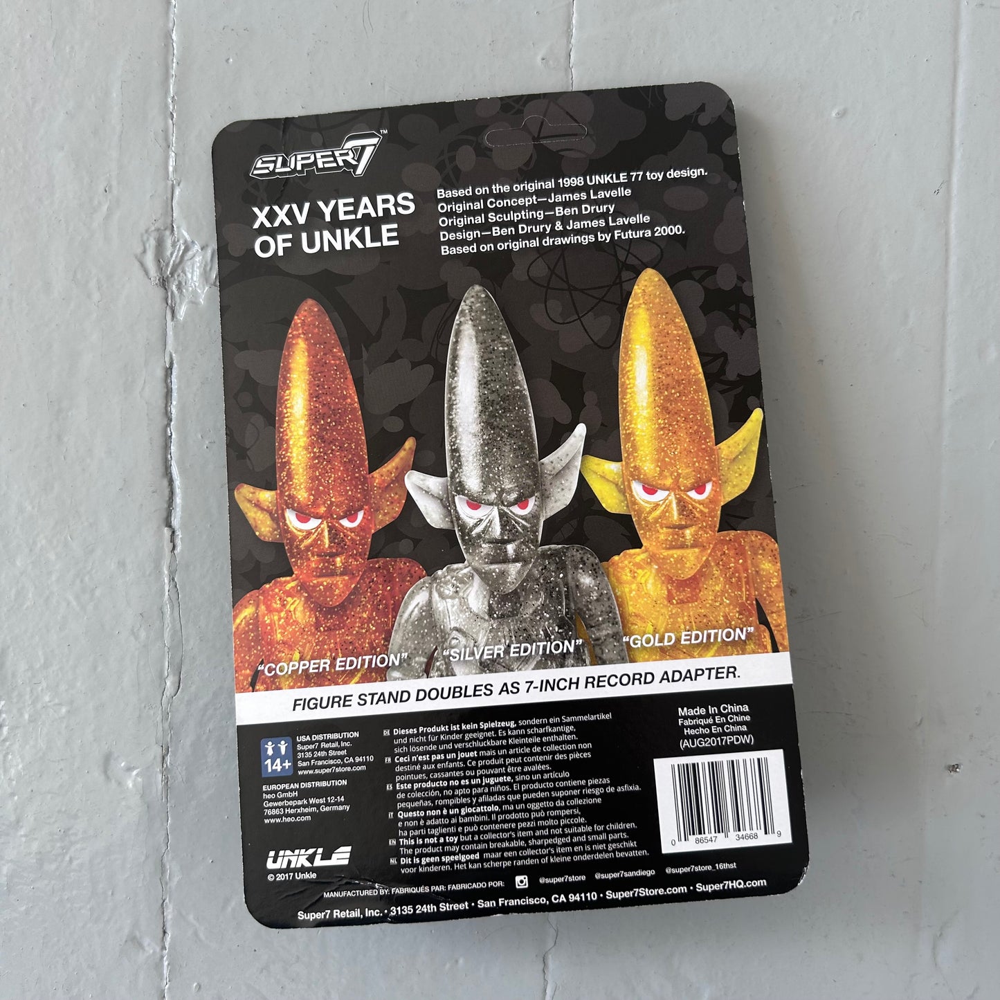 2017 Unkle action figure