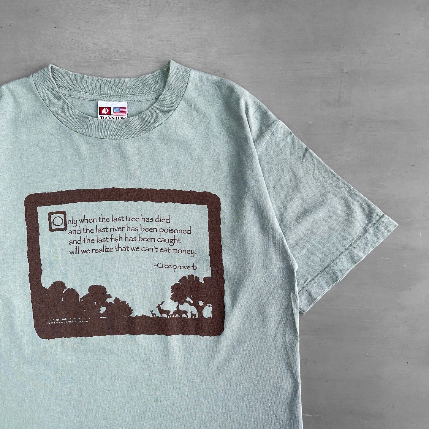 2002 last tree quote T-Shirt (M)