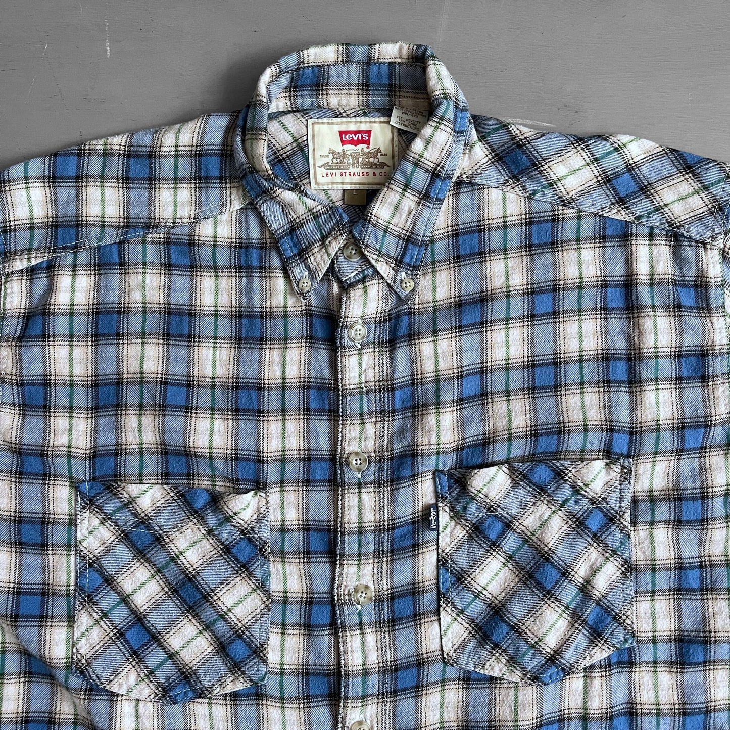 1990s Levi’s flannel shirt (XL)