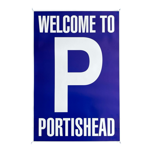 1990s large Welcome to Portishead poster