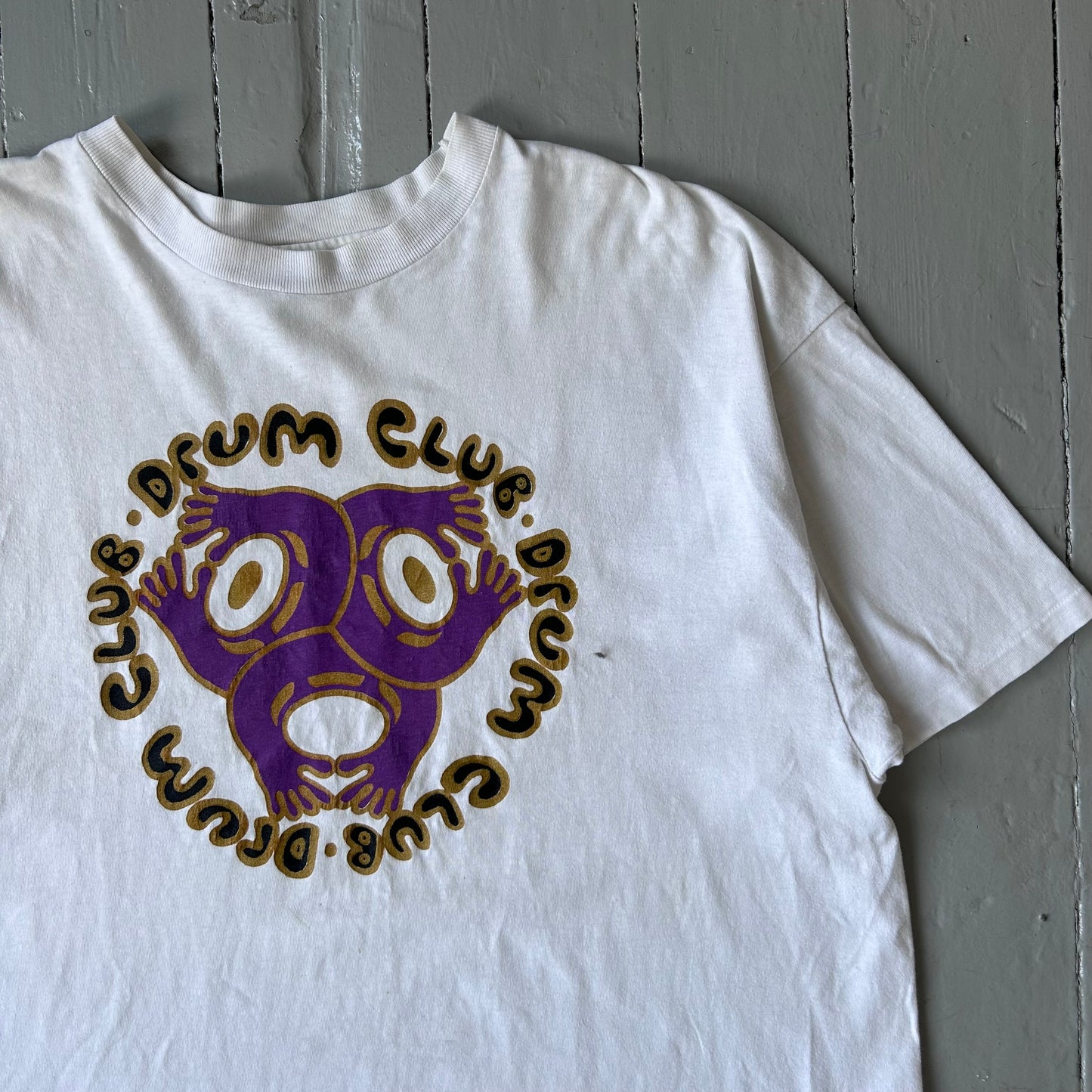 1990s DRUM CLUB T-shirt (XL)