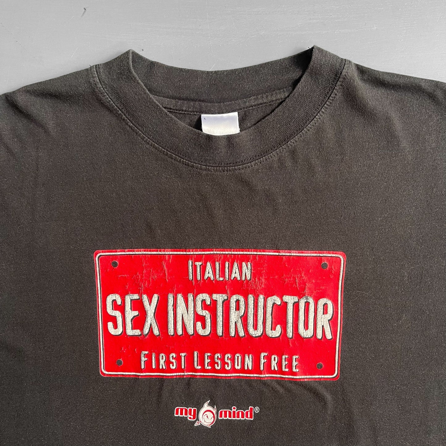 1990s Italian sex instructor T-shirt (L)