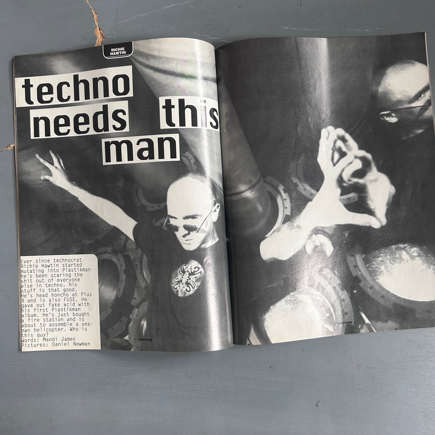 1994 Plastikman Mixmag magazine