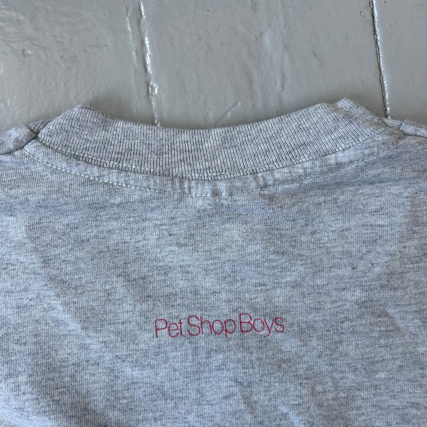 1990s Pet Shop Boys DJ culture T-shirt (M/L)