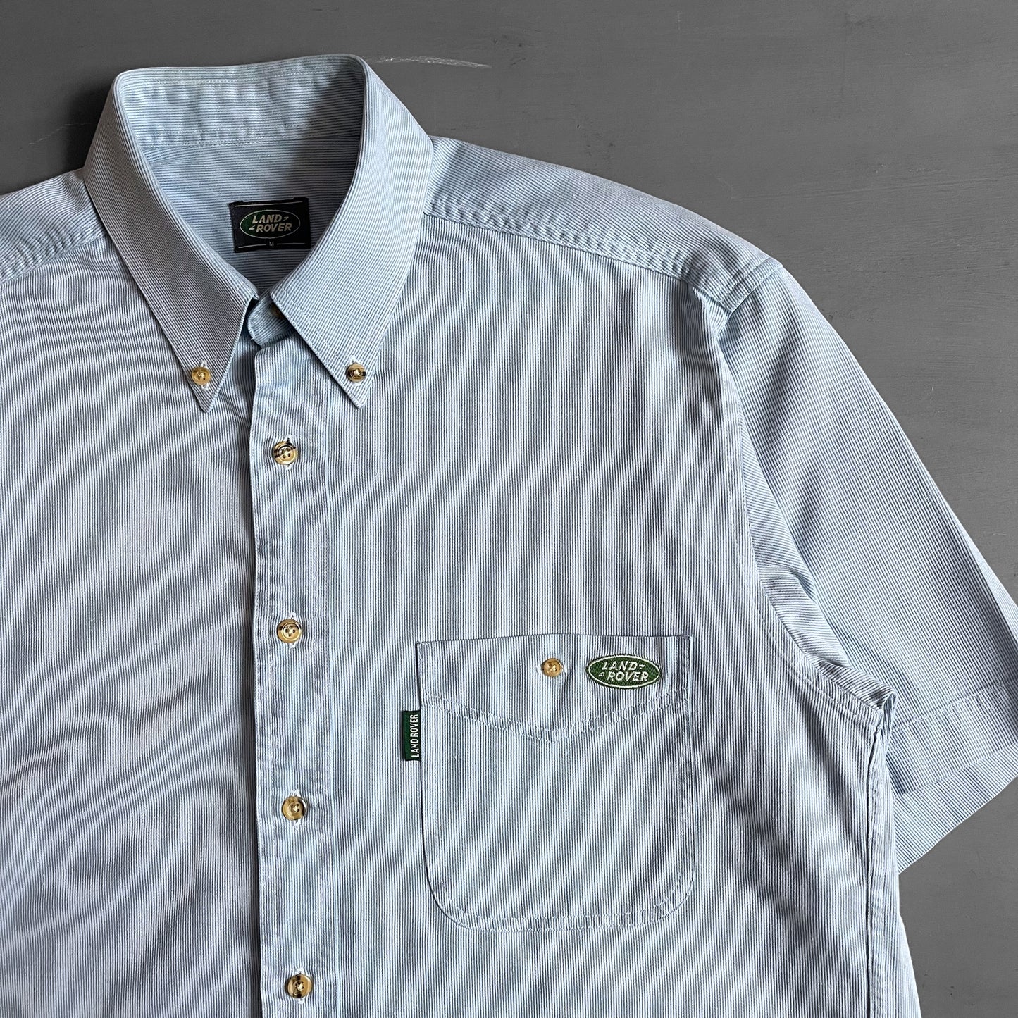 1990s LAND ROVER short sleeve shirt (XL)