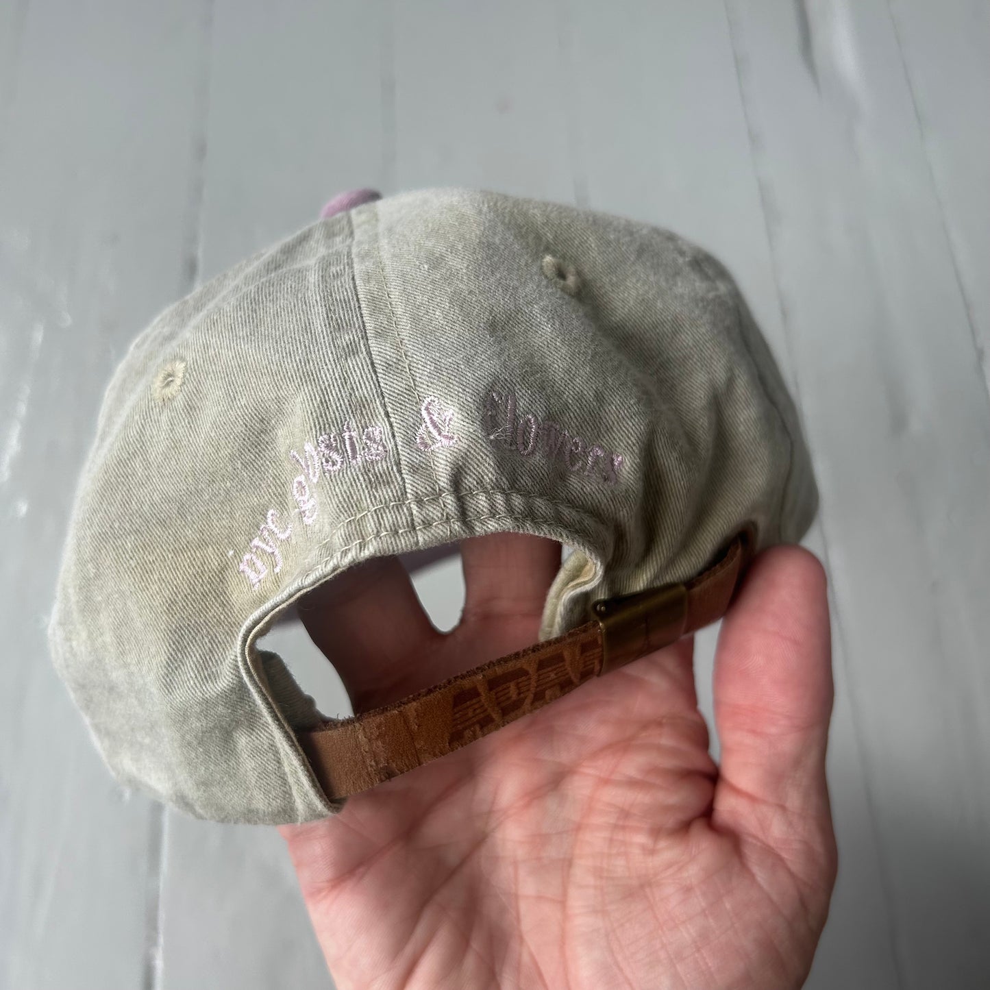 2000 Sonic Youth NYC ghost & flowers cap