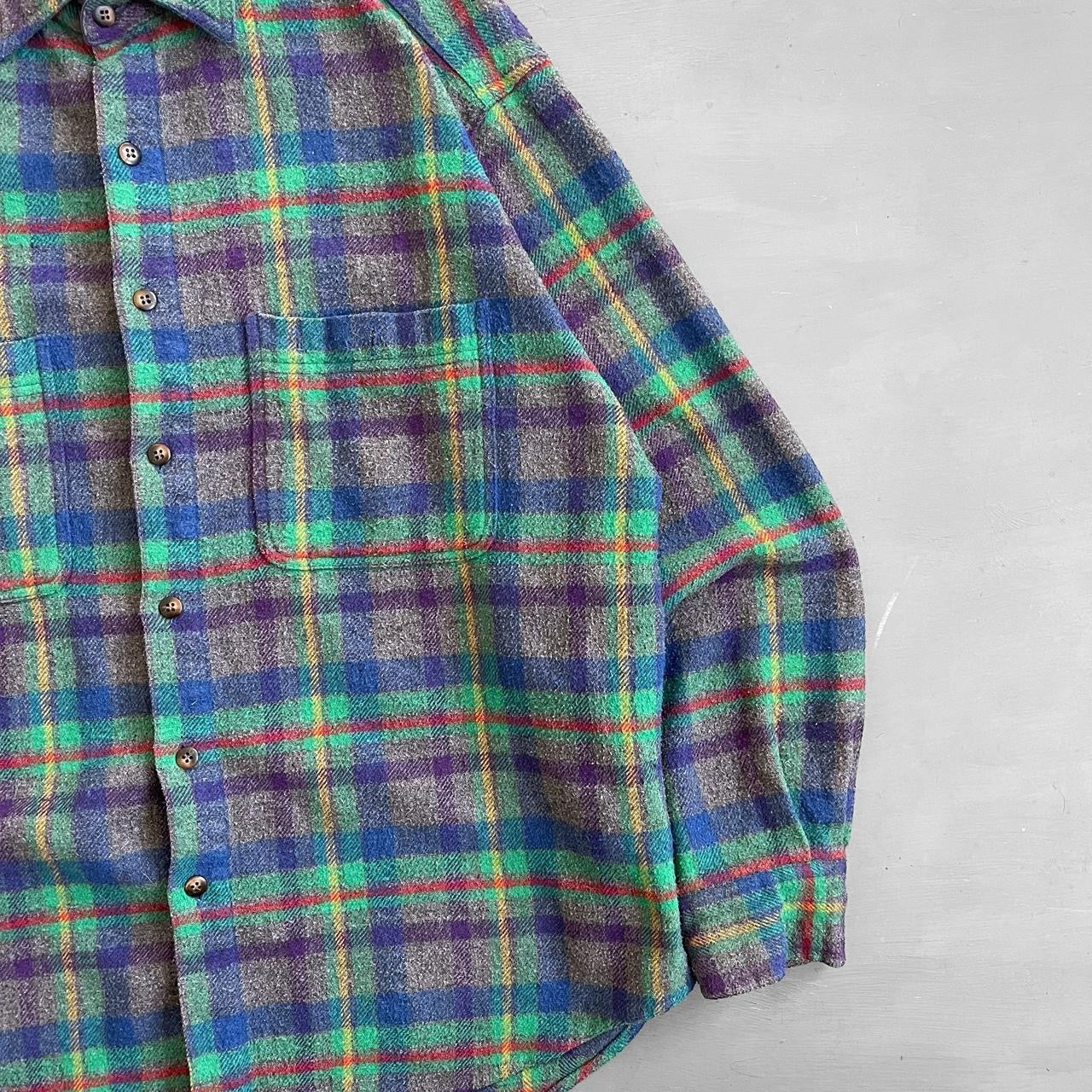 1990s GAP flannel shirt (L)