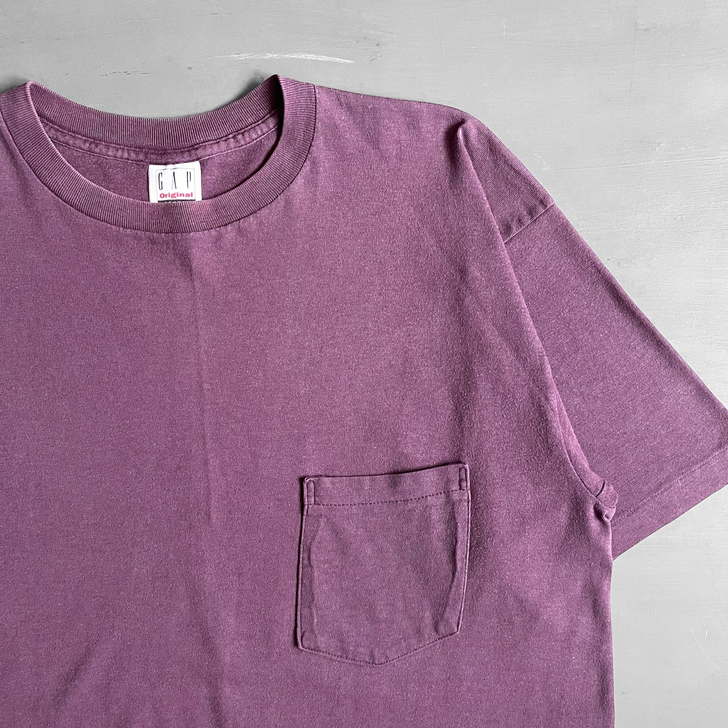 1990s Gap pocket blank T-shirt (L)