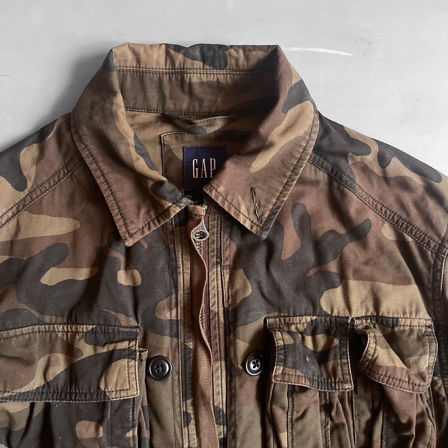 1990s GAP technical military jacket (L)