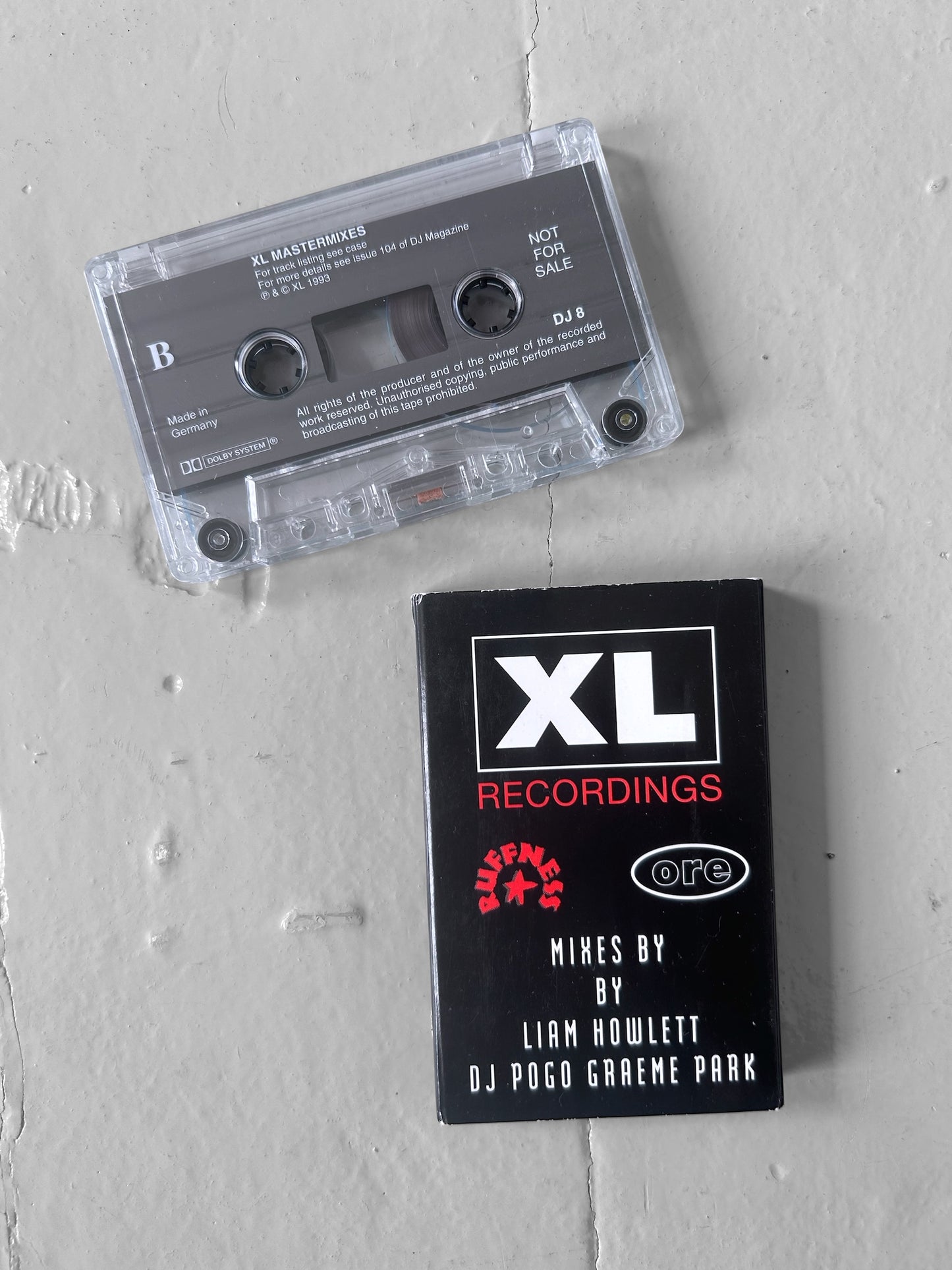 1993 XL recordings cassette