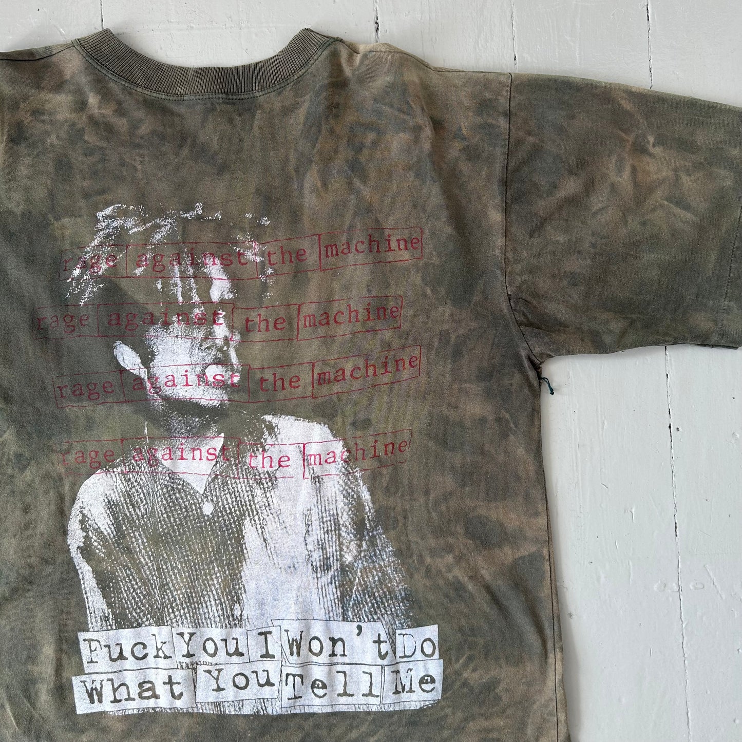 1990s Rage Against The Machine x FUCT T-shirt (L)
