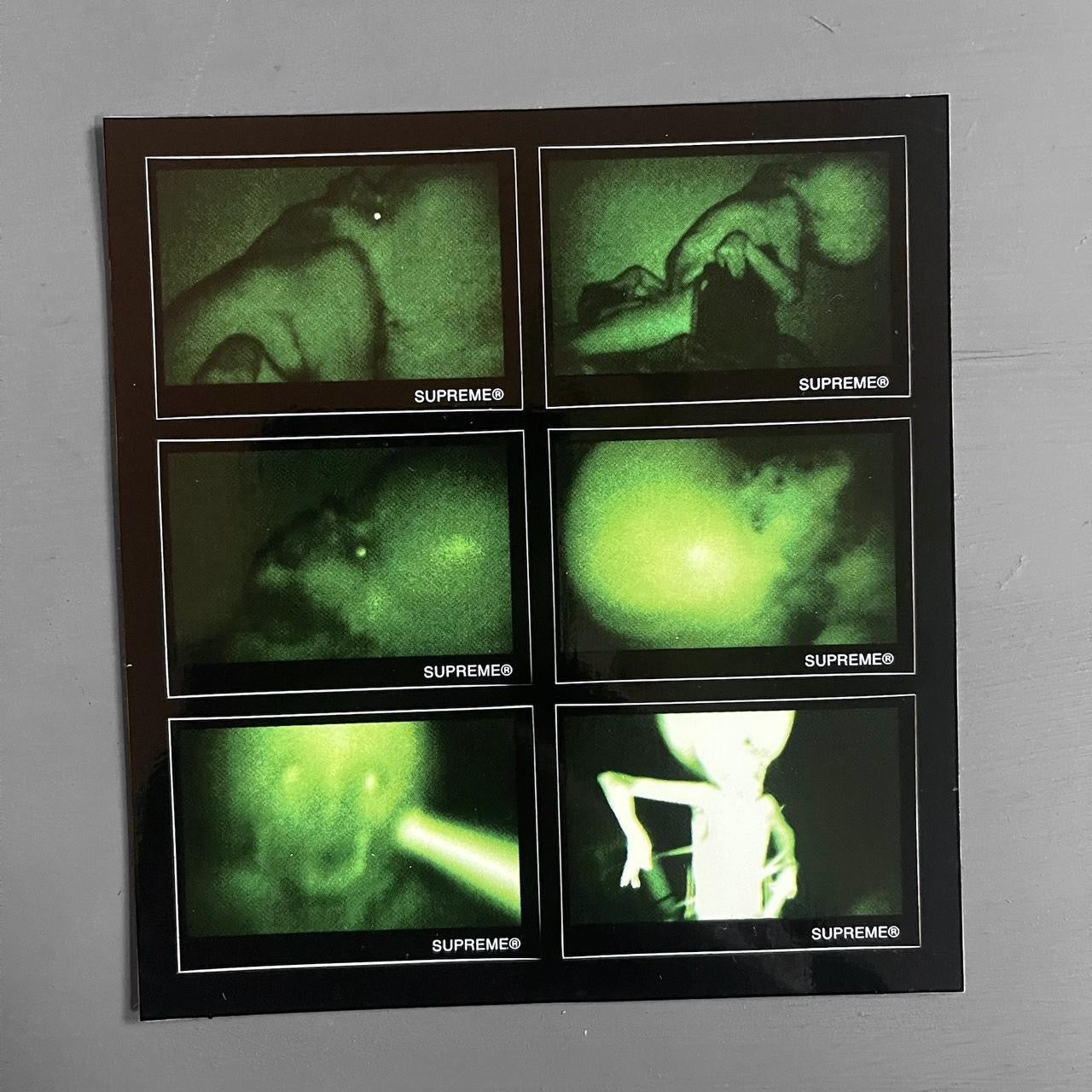 2018 Supreme x Chris Cunningham x Aphex twin stickers