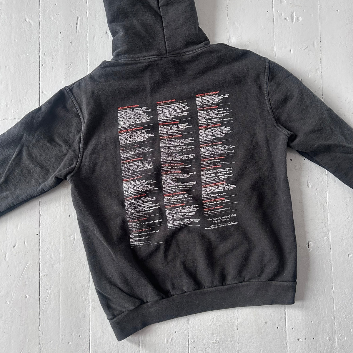 2011 Warehouse Project hoodie (M)