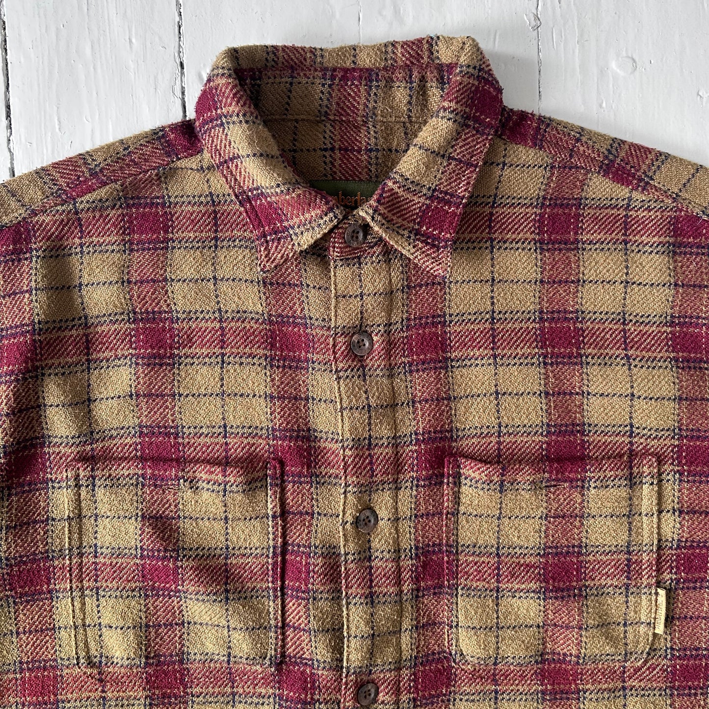 1990s Timberland flannel shirt (L/XL)