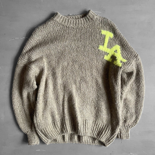 1990s LA hand knitted jumper (L)