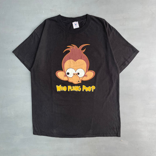 2000s who flung poo? Parody T-Shirt (L)