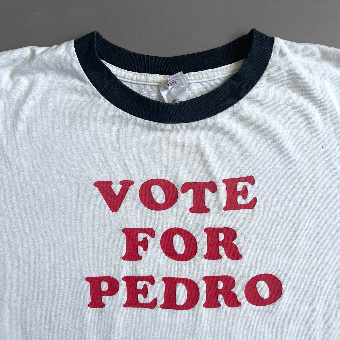 2000s vote for pedro ringer T-shirt (S)