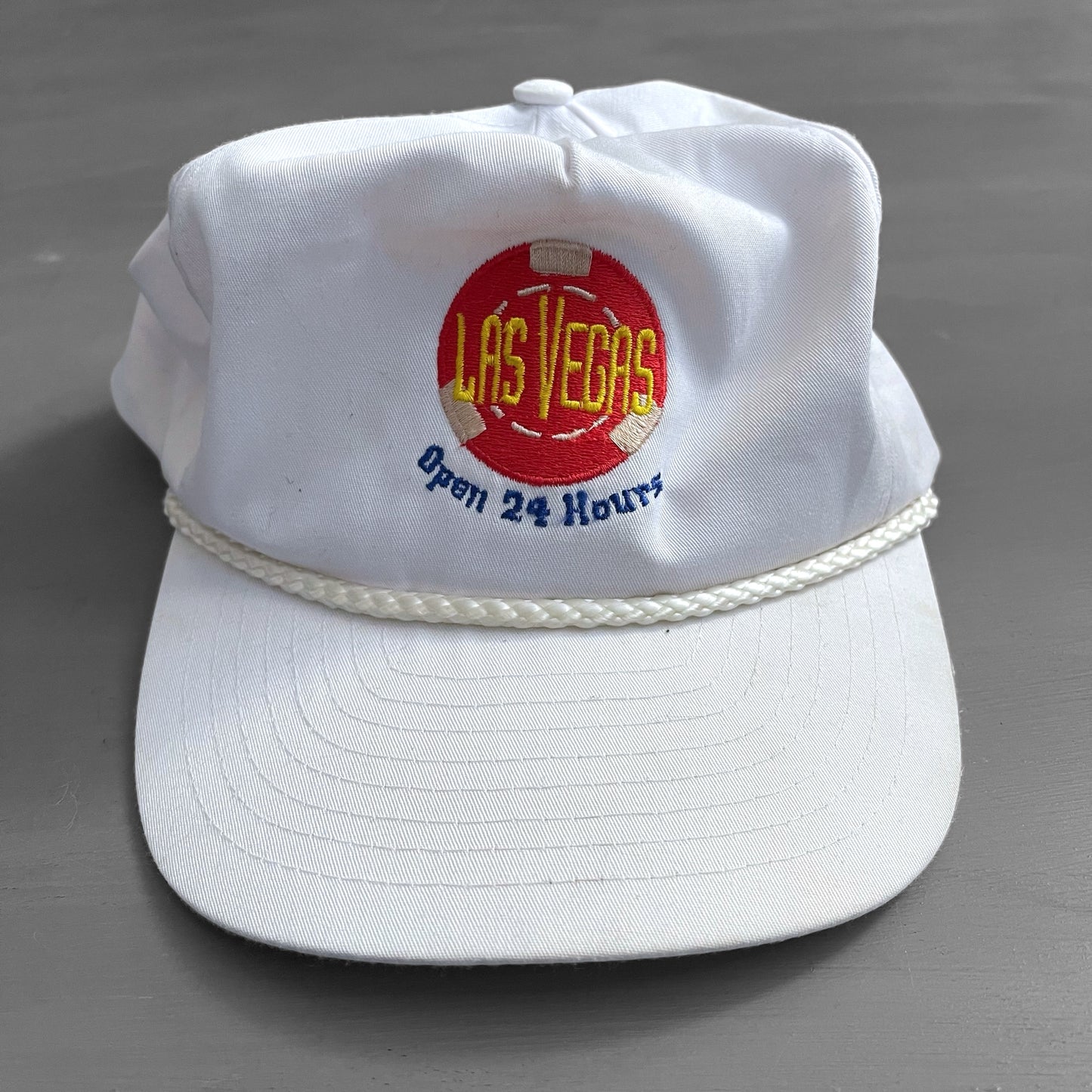 1980s Las Vegas casino trucker cap