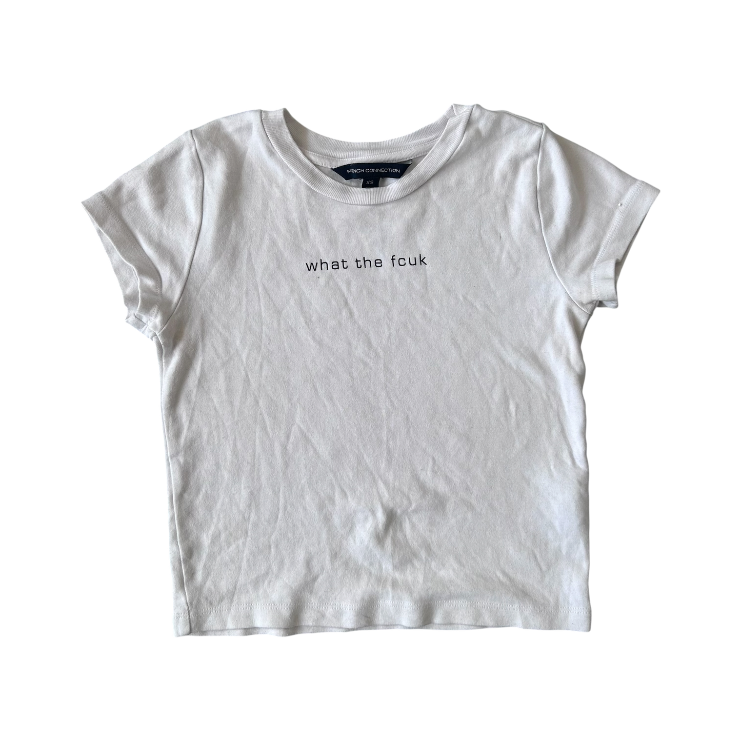 Early 2000s what the fcuk baby T-shirt (XS)