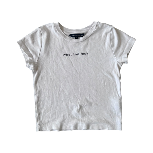 Early 2000s what the fcuk baby T-shirt (XS)
