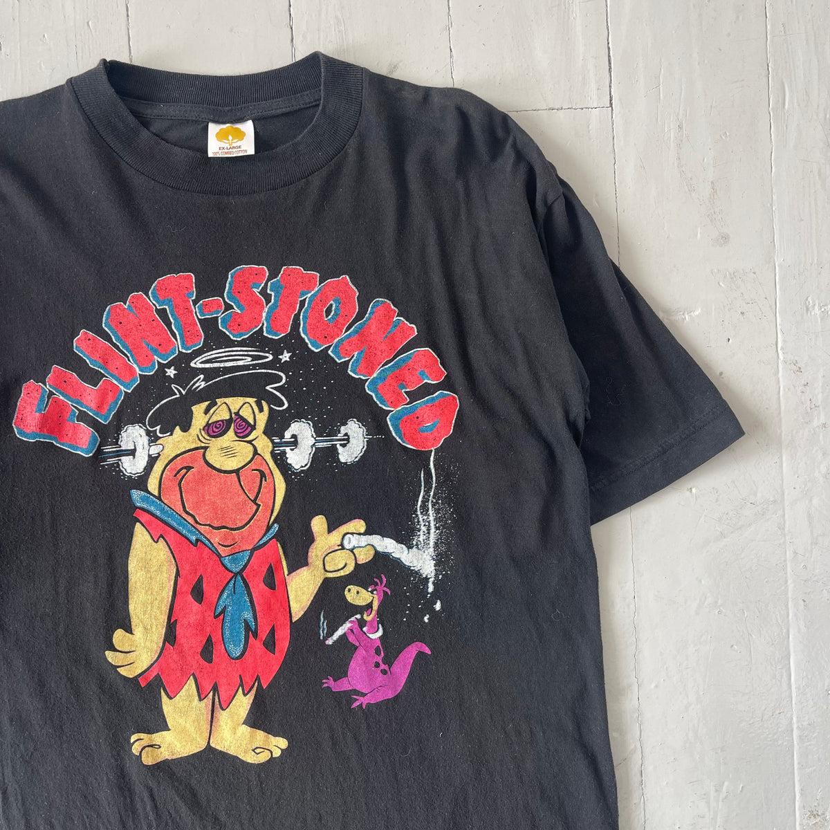 1990s Flint-stoned T-shirt (L)