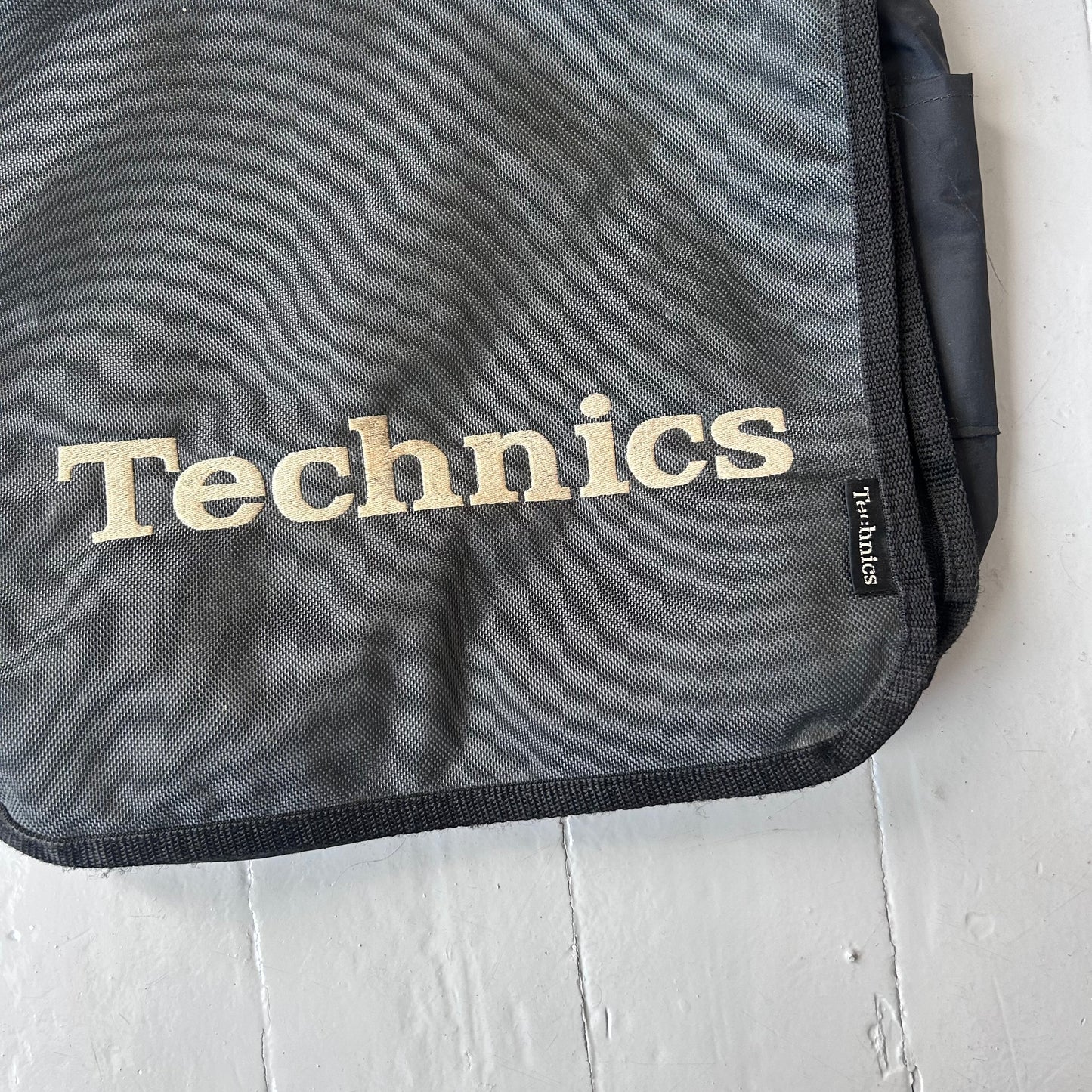 1990s Technics vinyl shoulder bag