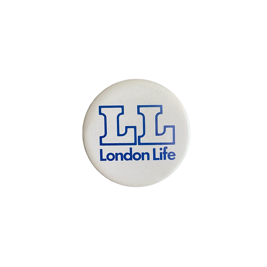 1990s London Life pin badge