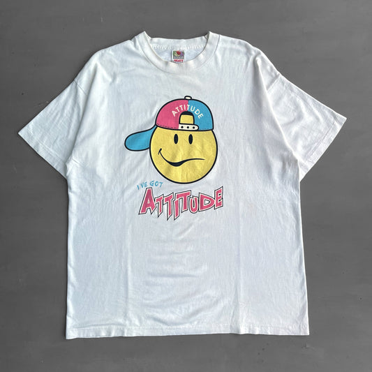 1990s I’ve got attitude smiley T-Shirt (XL)