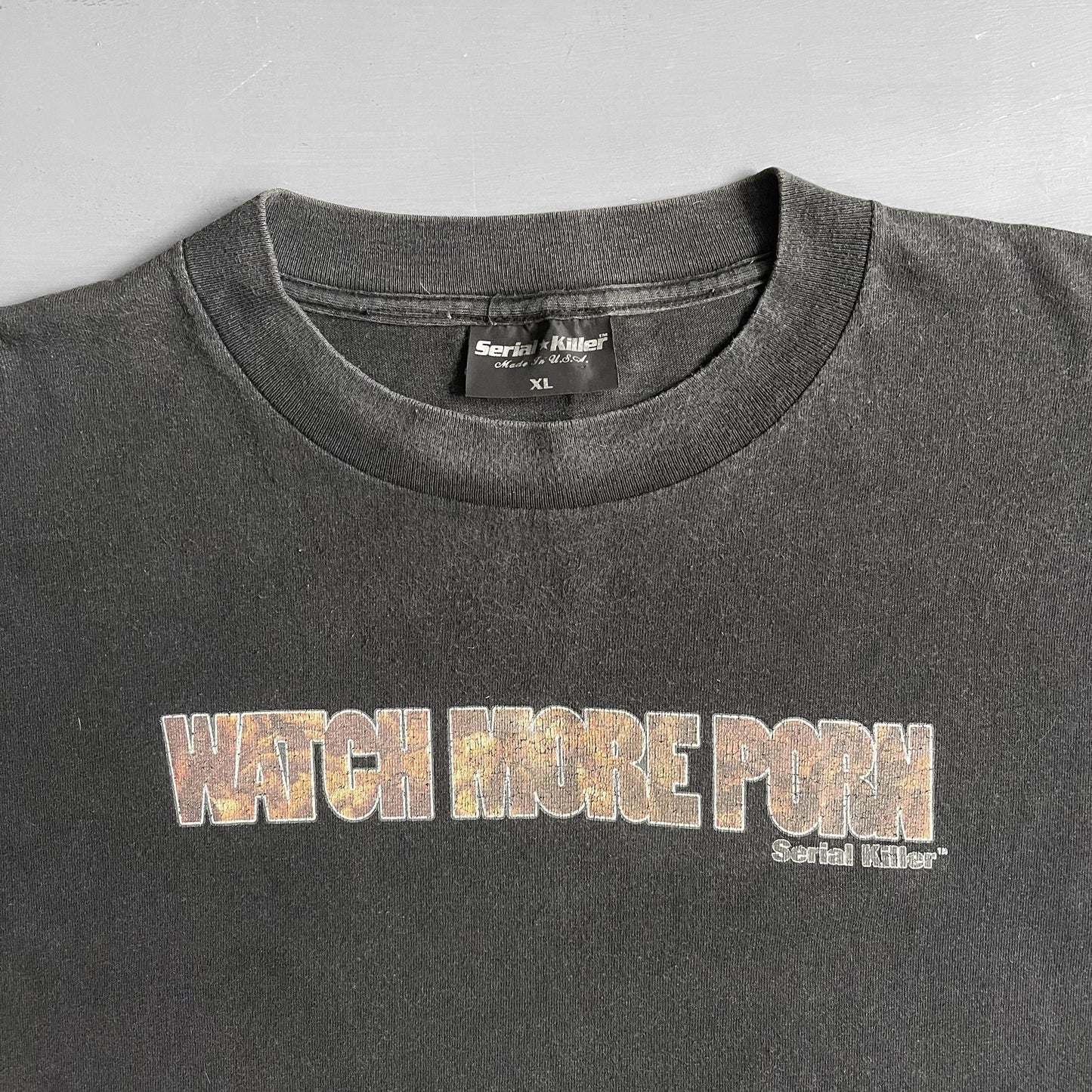 1990s Serial Killer watch more porn T-shirt (XL)