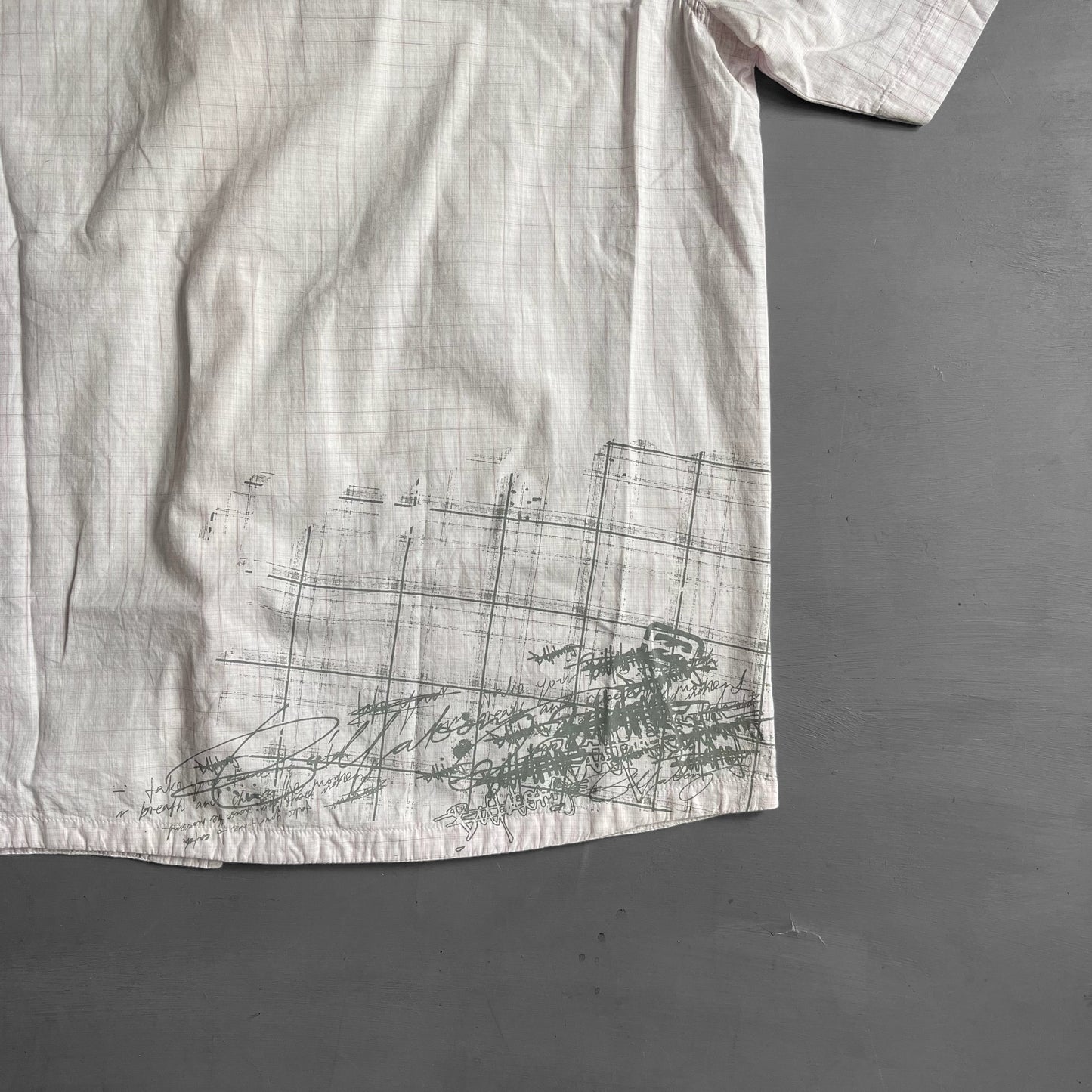 2000s Billabong script short sleeve shirt (L)