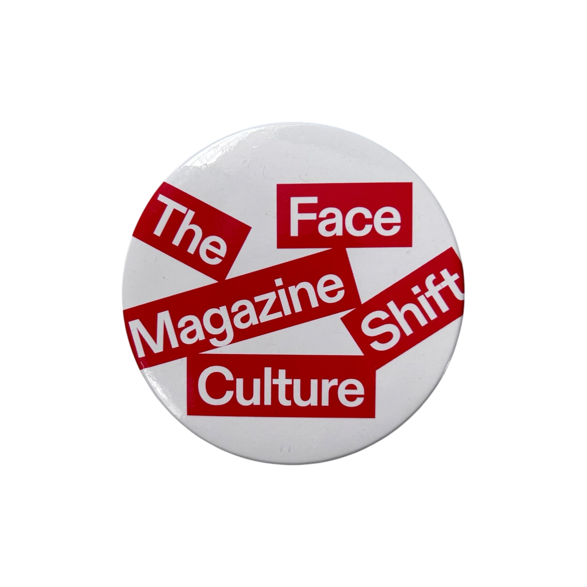 1990s The Face Magazine pin badge